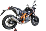 GPR Exhaust System Ktm Duke 690 2012-2016, M3 Titanium Natural, Slip-on Exhaust Including Removable DB Killer and Link Pipe