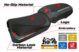 Ducati Multistada V2 2025 Seat Cover Tappezzeria Grey italian Flag Black