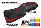 Ducati Multistada V2 2025 Seat Cover Tappezzeria Red Black
