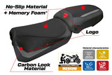 Ducati Multistada V2 2025 Seat Cover Tappezzeria heating Comfort Grey Black