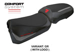 Ducati Multistada V2 2025 Seat Cover Tappezzeria Comfort Grey Black