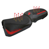 Ducati Multistada V2 2025 Seat Cover Tappezzeria heating Comfort Red Black