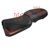 Ducati Multistada V2 2025 Seat Cover Tappezzeria heating Comfort Red Ita