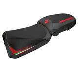 Ducati Multistada V2 2025 Seat Cover Tappezzeria Comfort Red Italian Flag Black