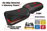 Ducati Multistada V2 2025 Seat Cover Tappezzeria Comfort Red Italian Flag Black