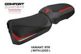 Ducati Multistada V2 2025 Seat Cover Tappezzeria Comfort Red Italian Flag Black