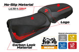 Ducati Multistada V2 2025 Seat Cover Tappezzeria Ultragrip Red Black