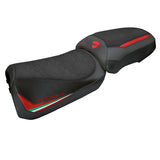 Ducati Multistada V2 2025 Seat Cover Tappezzeria Ultragrip Red Italian Flag