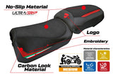Ducati Multistada V2 2025 Seat Cover Tappezzeria Ultragrip Red Italian Flag