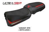 Ducati Multistada V2 2025 Seat Cover Tappezzeria Ultragrip Red Italian Flag