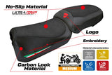 Ducati Multistada V2 2025 Seat Cover Tappezzeria Ultragrip Italian Flag Black
