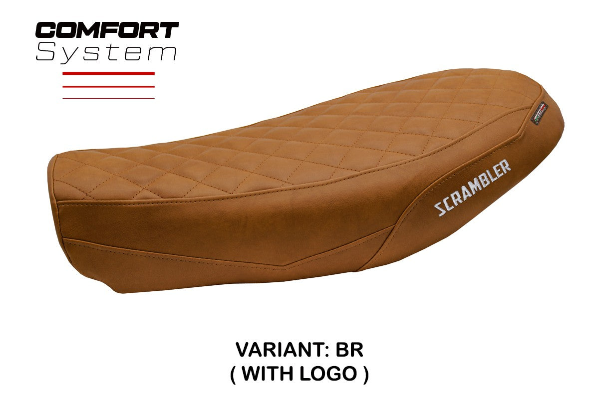 Ducati Scrambler Nightshift 2021-2022 Seat Cover Tappezzeria Comfort Brown