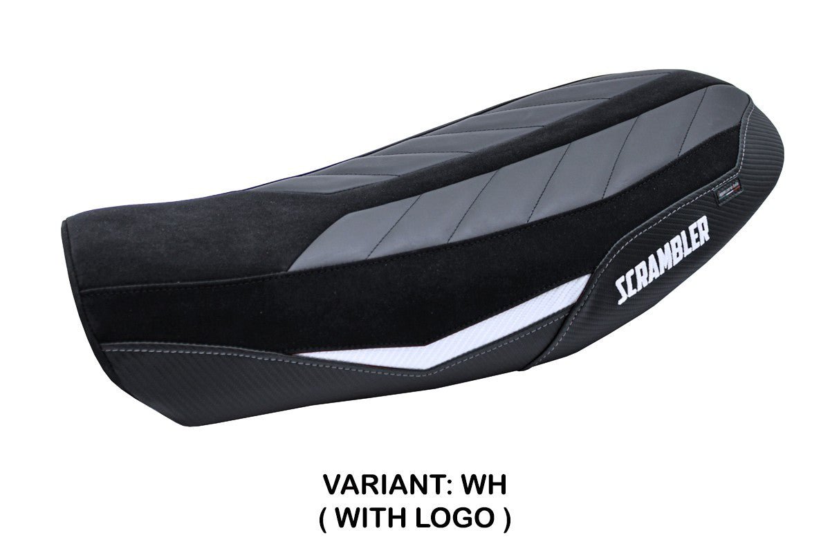 Ducati Scrambler Nightshift 2021-2022 Seat Cover Tappezzeria White Black