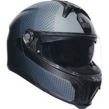 AGV Tourmodular Motorcycle Helmet - Textour - Matte Black/Gray - 2XL  211251F2OY1002X