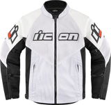 ICON Mesh AF™ Leather Jacket - White - Small 2810-3902