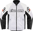 ICON Mesh AF™ Leather Jacket - White - XL 2810-3905