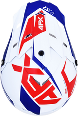 AFX FX-17 Motorcycle Helmet - Aced - Red/White/Blue - XL 0110-6482