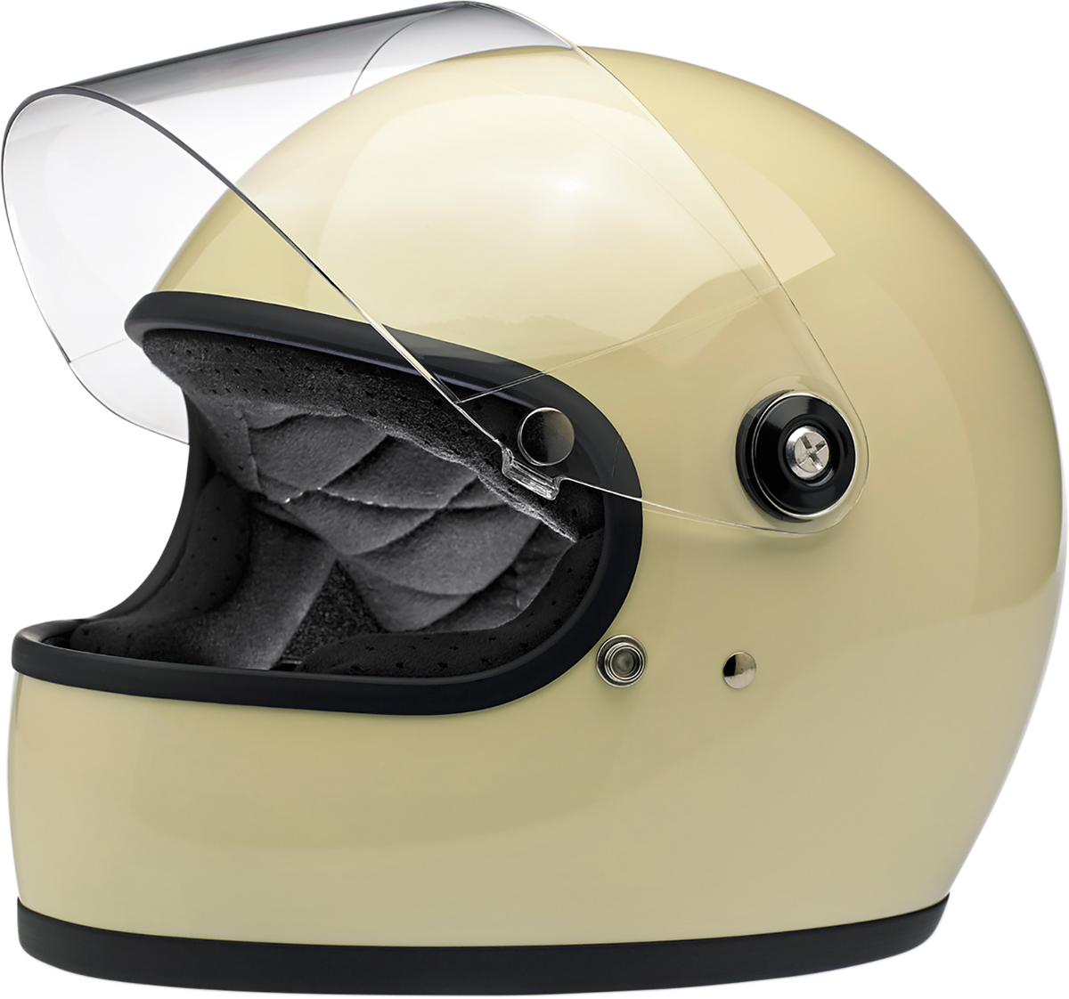 BILTWELL Gringo S Motorcycle Helmet - Gloss Vintage White - XS 1003-102-101