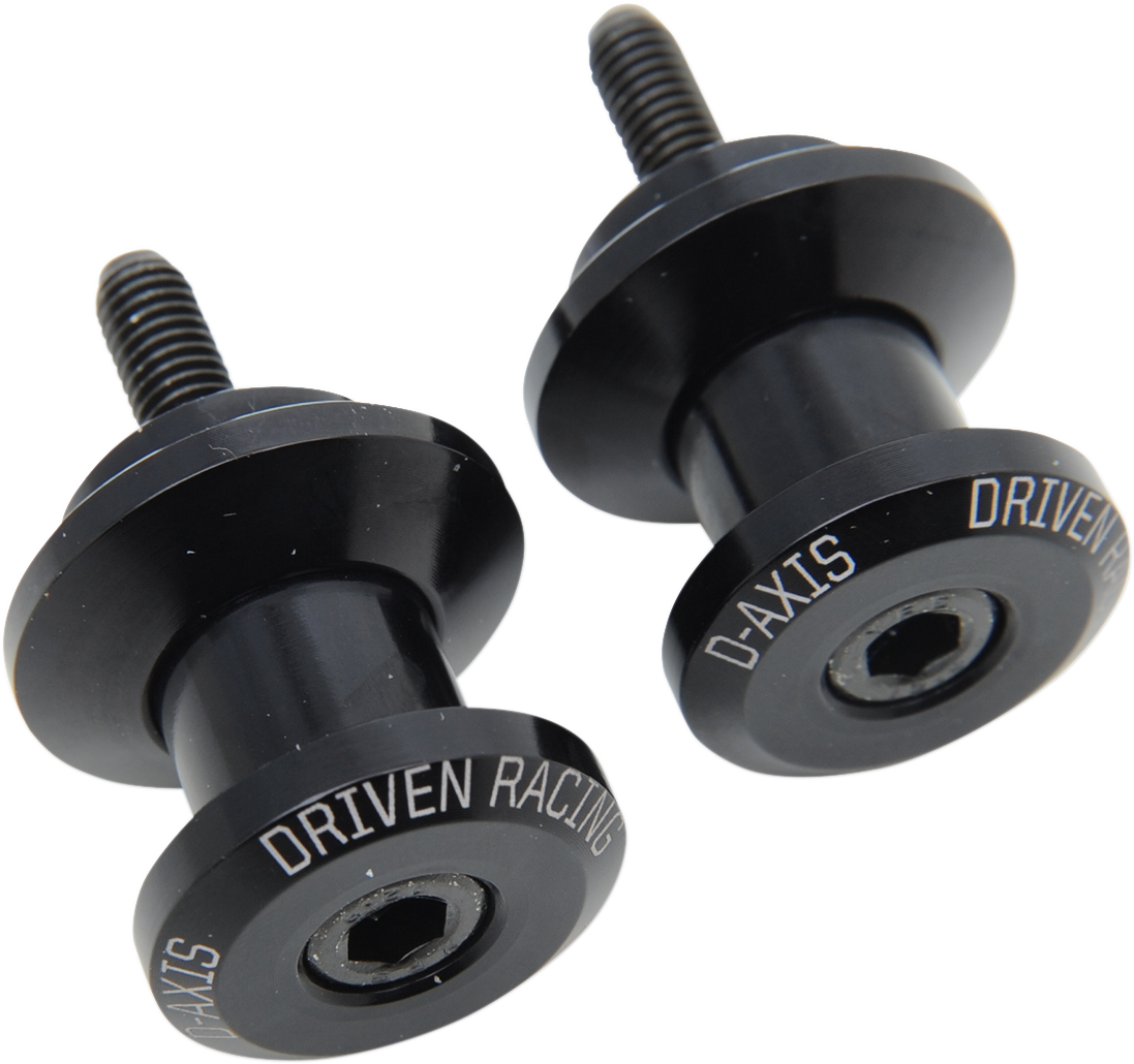 DRIVEN RACING D-Axis Spools - Black - 6 mm DXS-6 BK