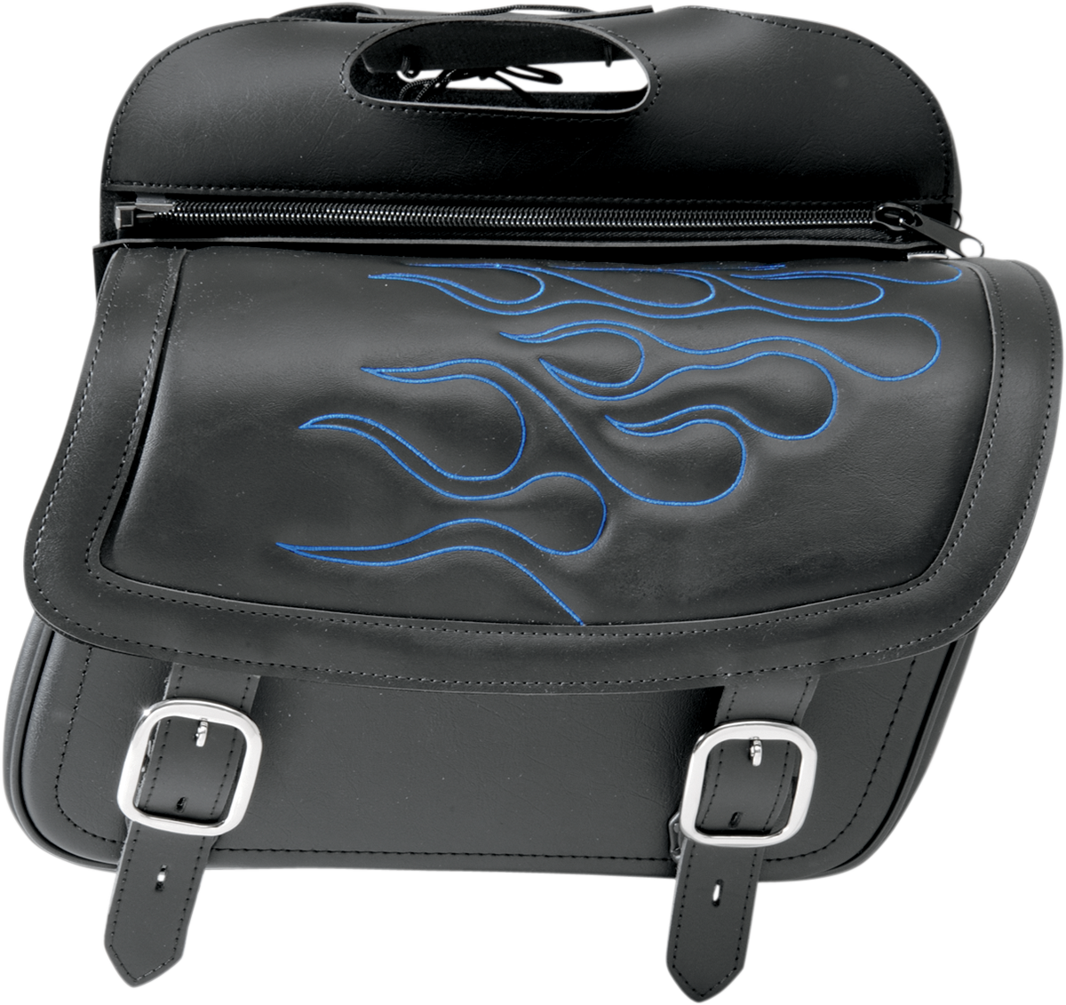 SADDLEMEN Flame Saddlebag - Blue - Large 3501-0773