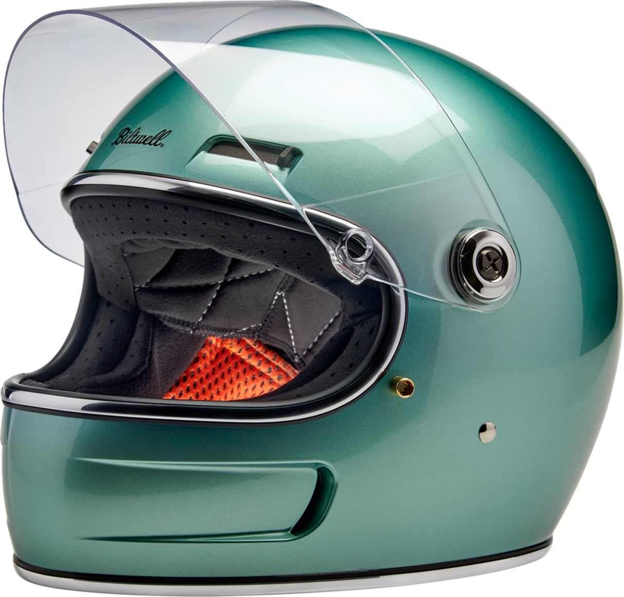 BILTWELL Gringo SV Motorcycle Helmet - Metallic Seafoam - XS 1006-313-501