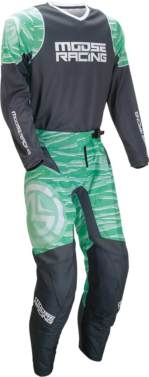 MOOSE RACING Qualifier Pants - Teal/Gray - 40 2901-10028