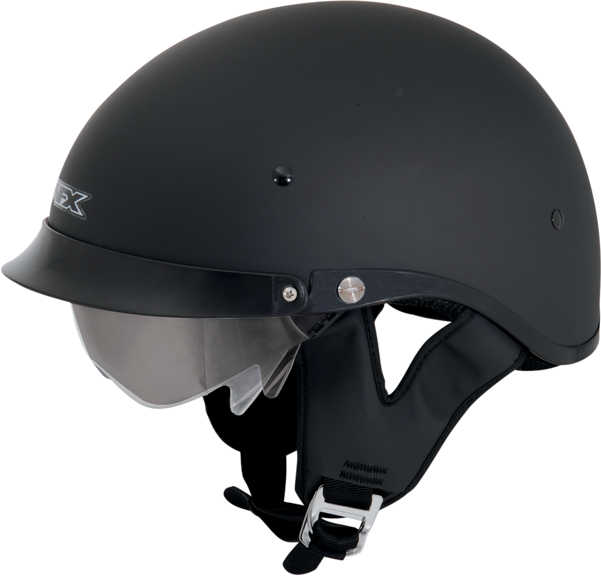 AFX FX-200 Motorcycle Helmet - Matte Black - Small 0103-0734