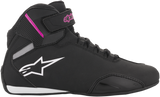 ALPINESTARS Women's Sektor Shoes - Black/Pink - US 7 251571910397