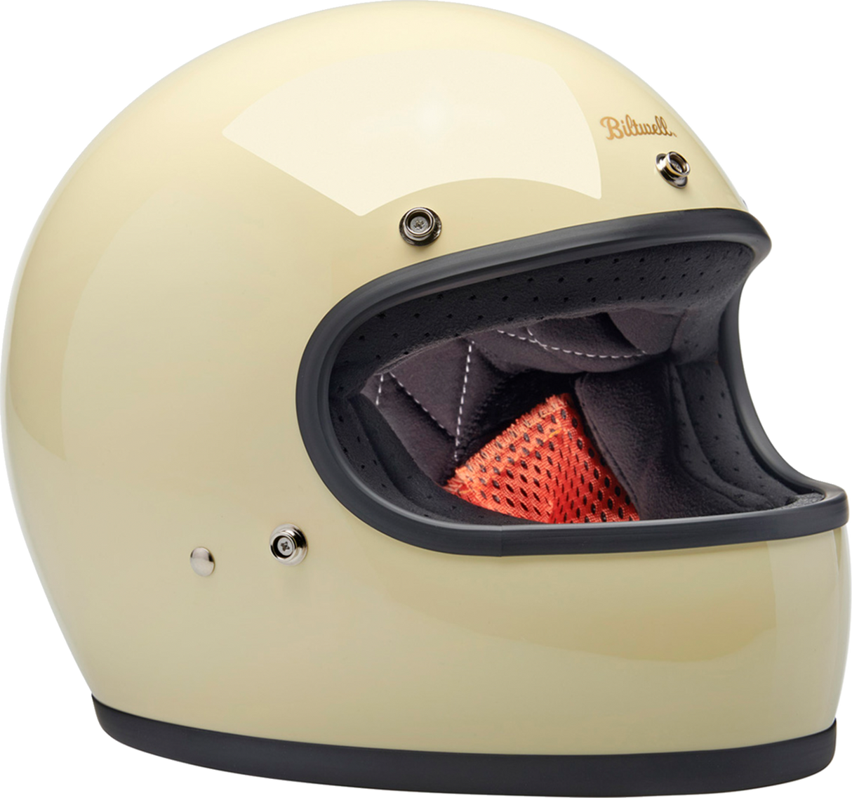 BILTWELL Gringo Motorcycle Helmet - Gloss White - Large 1002-102-504