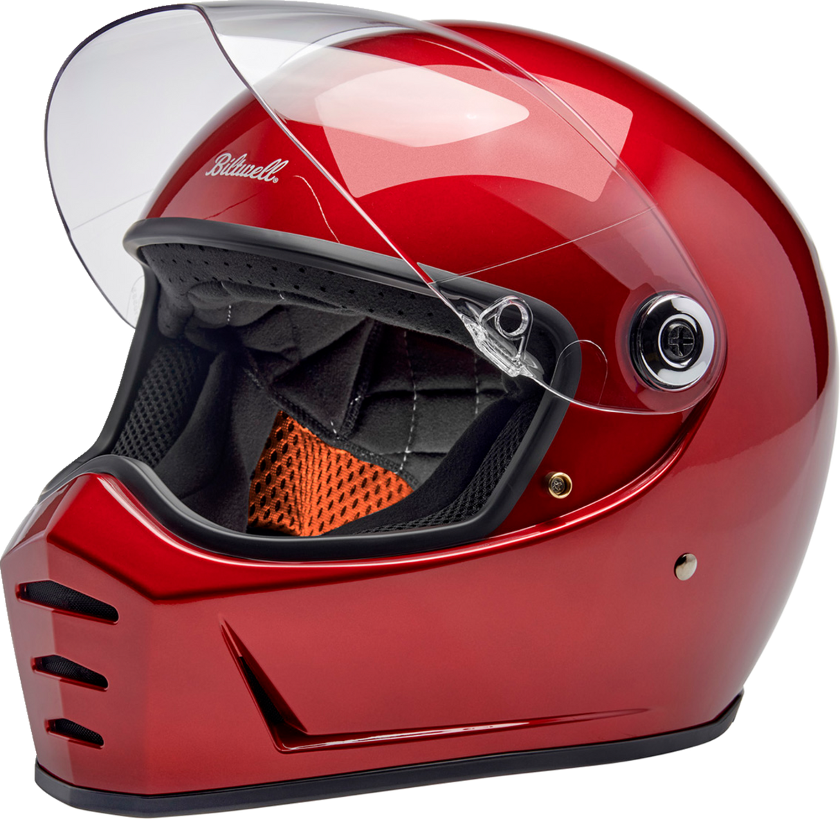 BILTWELL Lane Splitter Motorcycle Helmet - Metallic Cherry Red - Large 1004-351-504