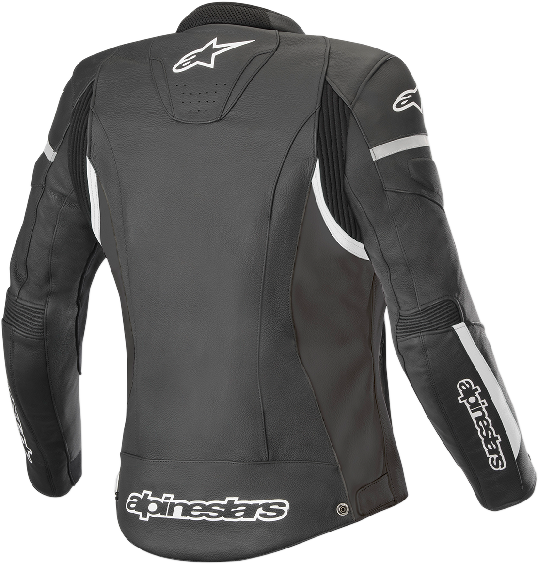 ALPINESTARS Women Stella Kira Leather Jacket - Black/White - US 8 / EU 44 3112019-12-44