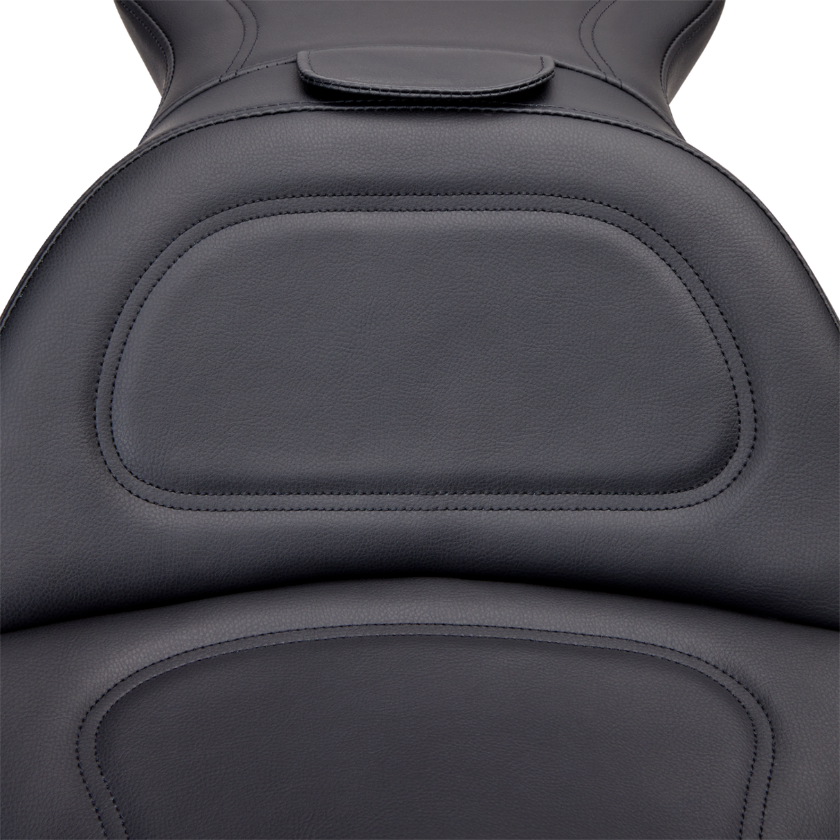 SADDLEMEN Seat - Explorer - With Backrest - Stitched - Black - FL/FX '06-'17 806-12-030