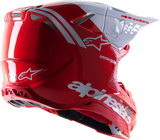 ALPINESTARS Supertech M8 Motorcycle Helmet - Radium 2 - MIPS® - Gloss Red/White - Medium 8301523-3012-MD