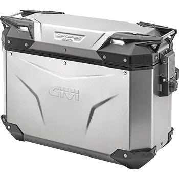 GIVI Outback Evo Side Case - Left - 37 Liter - Silver OBKE37ALA