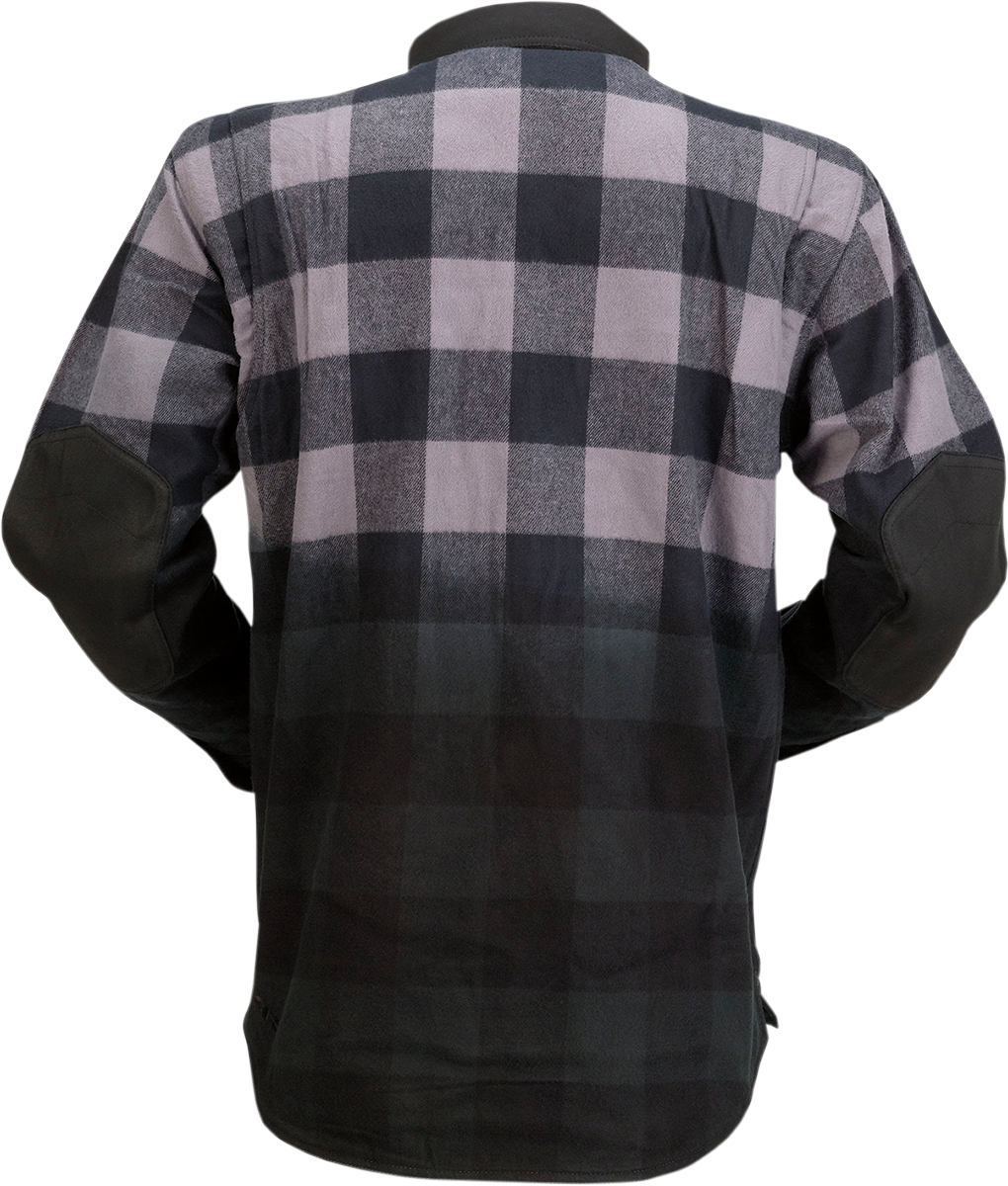 Z1R Duke Ombre Flannel - Gray/Black - 5XL 2840-0164