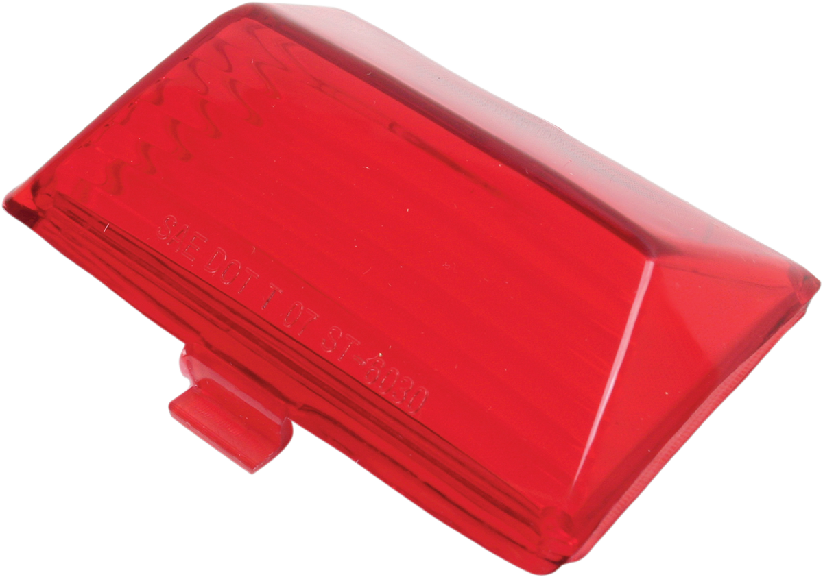 DRAG SPECIALTIES Lens - Rear Fender Tip - Red F51-0642LR