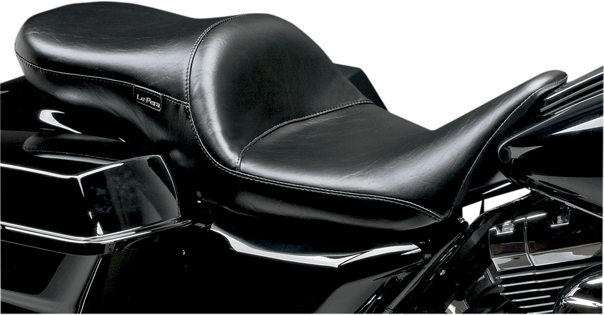 LE PERA Maverick Seat - Without Backrest - Smooth - Black - FL '08-'22 LK-957S