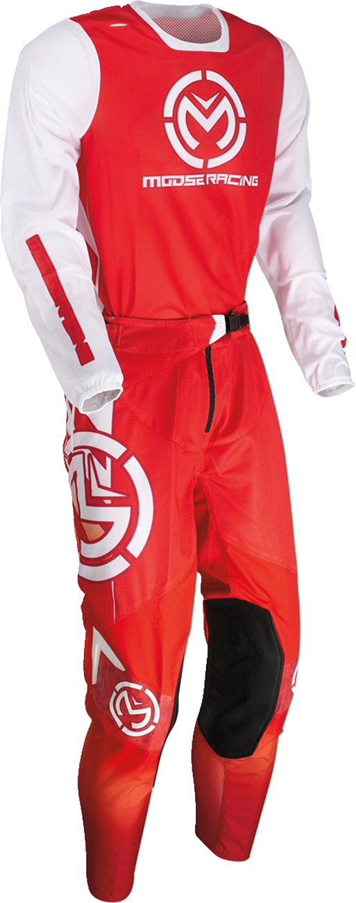 MOOSE RACING Sahara Pants - Red/White - 28 2901-10715