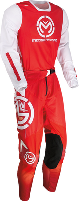 MOOSE RACING Sahara Pants - Red/White - 28 2901-10715