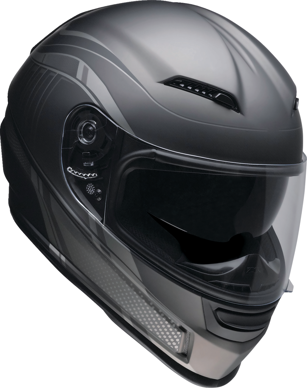 Z1R Jackal Motorcycle Helmet - Dark Matter - Steel - Small 0101-14863