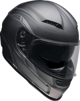 Z1R Jackal Motorcycle Helmet - Dark Matter - Steel - Small 0101-14863