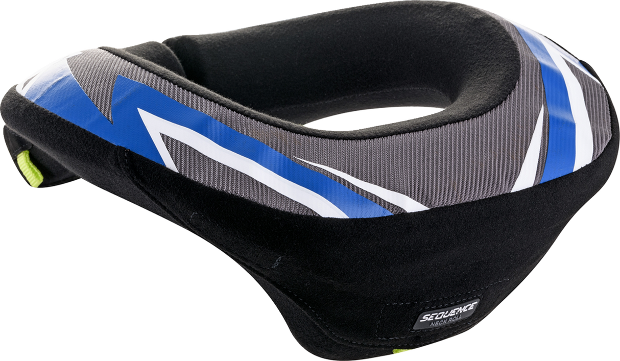 ALPINESTARS Youth Sequence Neck Roll - Black/Anthracite/Blue - L/XL 6741018-177-LXL