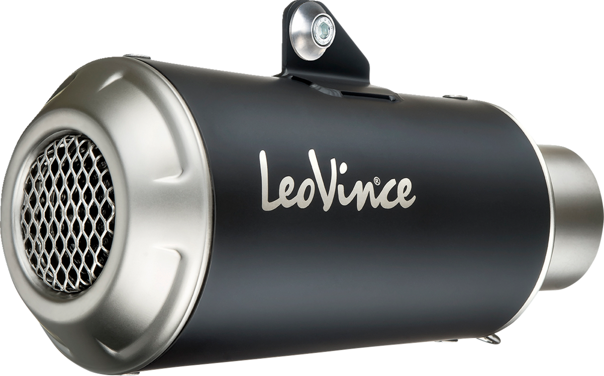 LEOVINCE LV-10 Slip-On Muffler - Black 15250B