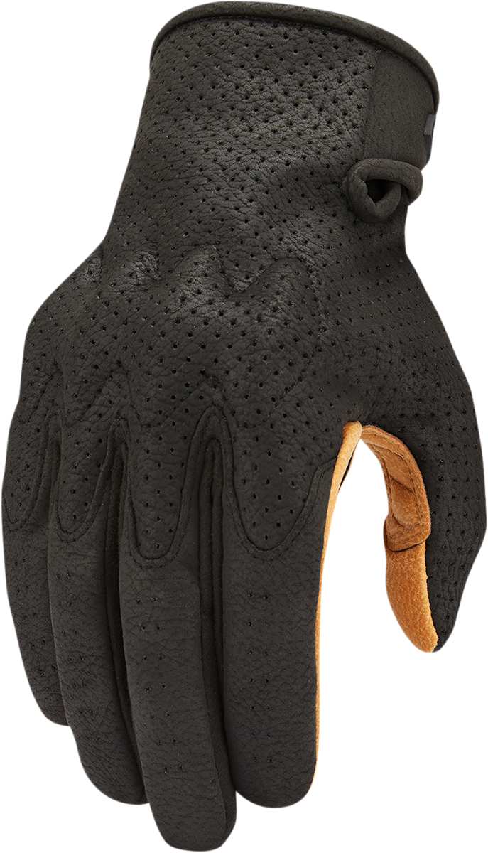 ICON Airform™ Gloves - Black/Tan - Small 3301-4141