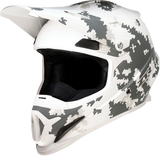 Z1R Rise Motorcycle Helmet - Snow Camo - White/Gray - Small 0120-0713