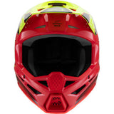 ALPINESTARS Youth SM3 Motorcycle Helmet - Fray - Gloss Red/Yellow Fluo/Black - Medium 8301625-3051-YM