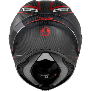 AGV Pista GP RR Motorcycle Helmet - Intrepido - Matte Carbon/Black/Red - XL 2118356002-019-XL