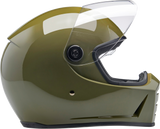 BILTWELL Lane Splitter Helmet - Gloss Olive Green - XS 1004-154-501