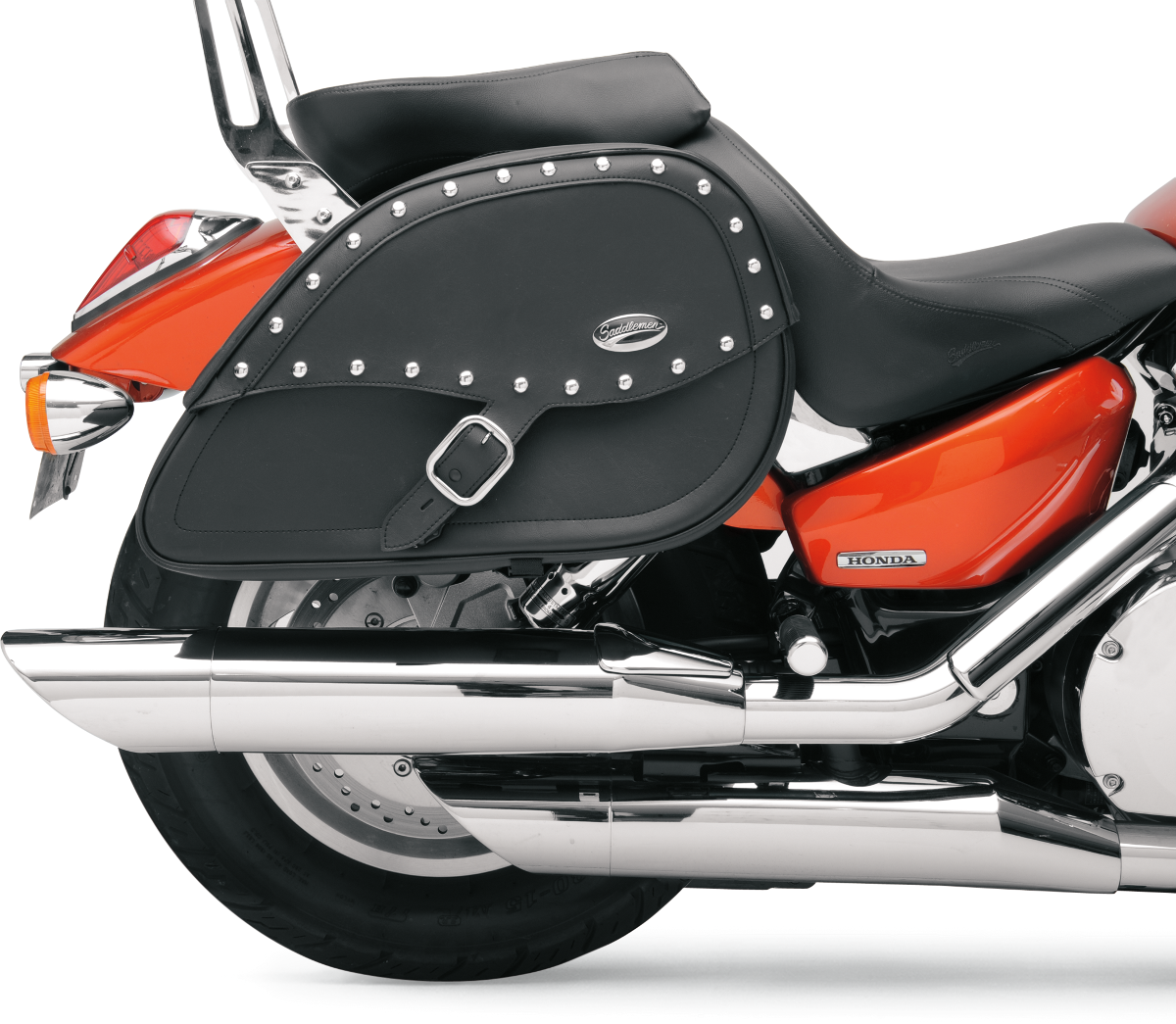 SADDLEMEN Desperado Rigid-Mount Specific-Fit Teardrop Saddlebags - VN900 3501-0486