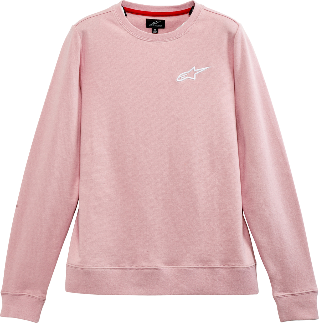 ALPINESTARS Women's Ageless Crew Fleece - Pink - Small 1232518203100S